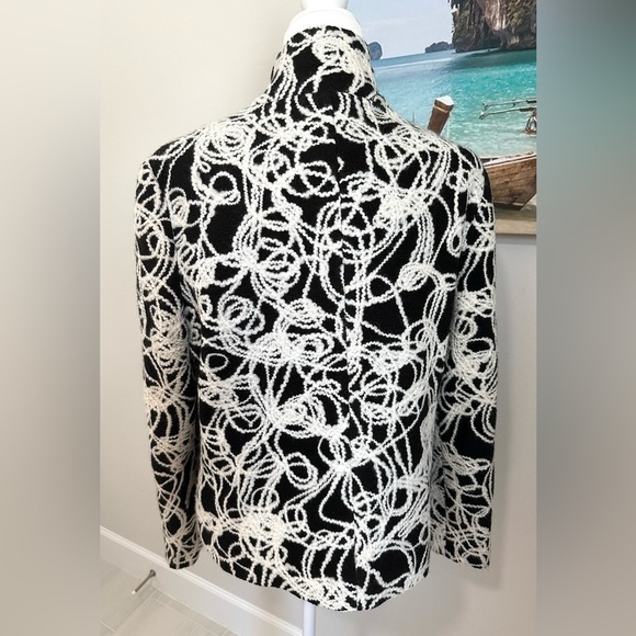 Nordstrom Angora Wool Jacket Hand Sewn Details 2 Pockets, Toggle Close Front - Picture 13 of 15